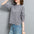 Women's Elegant Half Turtleneck Twist Knitted Sweater