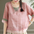 Artistic Retro Cotton Linen Jacquard Shirt