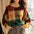 Women's Fashion Plaid Contrast Color Mock Neck Sweater Knitwear