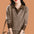 Women's Fashion Fake Two Pieces Color Matching Bottoming Sweaters Fleece Shirt