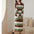 Casual Women Striped Color Matching Split Hooded Knitwear Dress