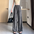 High Waist Ripped Wide Leg Pants