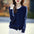 Fashion Women's Twist Knitted False Two Pieces Wool Cardigan