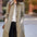 Women's Fashion Lace-up Trench Coat Mid-Length Coat