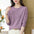 Casual Women Embroidered Leaf Knitted Sweater