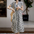 Mottled Art Vintage Embroidery Polka Dot Linen Dress