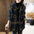 Fashion Women's Wear Plaid Stitching Woolen Blazer