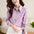 Simple Glossy Satin Long Sleeve Shirt