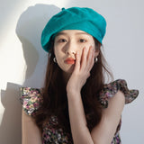 I Thin Knitted Candy Color Beret