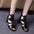 Peep Toe Roman High Heel Hollow Sandals