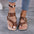 Square Toe Toe Covering Comfortable Flat Slippers