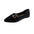 Shallow Mouth Flat Bottom Contrast Color Button Pointed Pumps