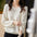 Casual V Neck Long Sleeve Sweater