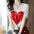 Casual Knitted Love T-shirt