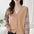 Women's Temperament Plaid Stitching Knitted Cardigan Sweater