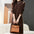 Women's Elegant Mock Neck Sweater Knitted Dress