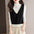 Women's Fashion Pocket Decoration Knitted Sweater Vest