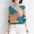 Casual Women's Plaid Color Matching Knitted Sweater