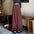 Women's Fashion Dotted Prints Woolen Suit Wide Leg Pants