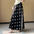 High Waist Polka-Dot Retro Loose Satin Skirt