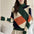 Casual Women's Plaid Color Matching Knitted Sweater