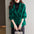 Women's Fashion Plaid Blazer Collar Coat