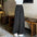 Women's Fashion Dotted Prints Woolen Suit Wide Leg Pants