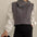 Fashion Women's Shirt Sleeve Patchwork Turtleneck Knitwear