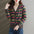 Fashion Printed Knitted Cardigan Sweater Coat