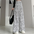 Temperament Leopard Print Casual Wide-Leg Pants