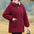 Women's Fashion Lambswool Hooded Fleece Coat