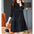 Fashion Women's Elegant Lapel Beaded Jacquard Dress