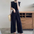 Simple Sleeveless Slimming and Wide Leg Jumpsuit