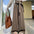 Women's Fashion Woolen Lace-up Suit Wide-Leg Pants