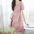 Temperament Crew Neck Casual Slim-Fit Short Sleeve Dress