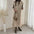 Women's Fashion Woolen Vest Maxi Dress