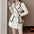 Women's Fashion Patchwork Assorted Colors Suit Coat Dress