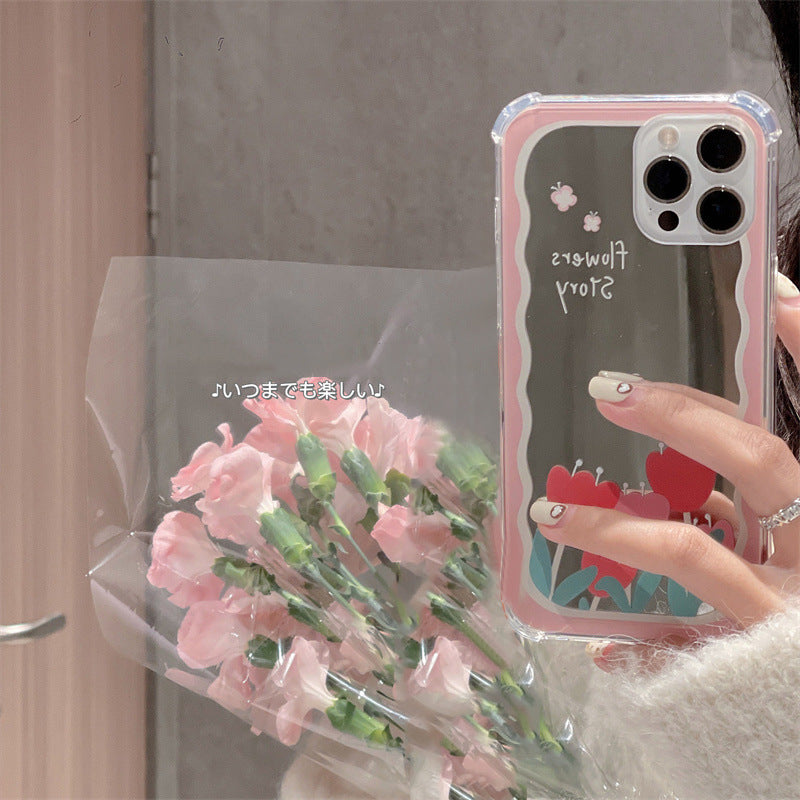 iPhone Multi Models Tulips Floral Phone Case