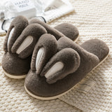 Cute cartoon rabbit plush slippers