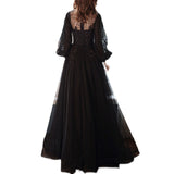 Long Sleeve Elegant Maxi Evening Dress