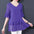 Solid Color Chiffon Shirt Short Sleeve Belly-Covering Coat