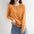 Round Neck Front Buttoned Knitted Top