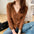 Solid Color V-Neck Buttoned Knitted Top