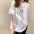 Smiley Face Print Round Neck Loose T-Shirt