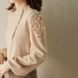 Elegant Lace Knitted Top