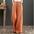 Elastic Waist Wide Leg Pants