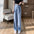 High Waist Drooping Straight Thin Jeans