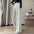 High Waist Loose and Slimming Straight Casual Wide-Leg Pants