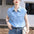 Retro Lyocell Denim Short Sleeve Shirt