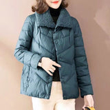 Sherpa Collar Quilted Fashion Coat